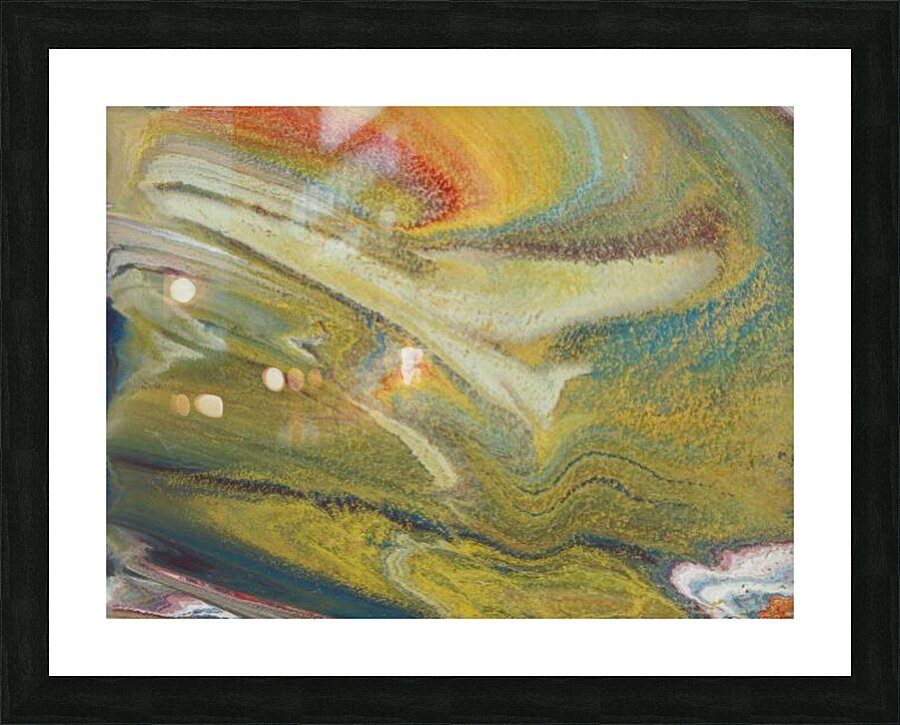 Rainbow Tornado Picture Frame print