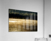 Paddleboarder in the Mist Acrylic Print