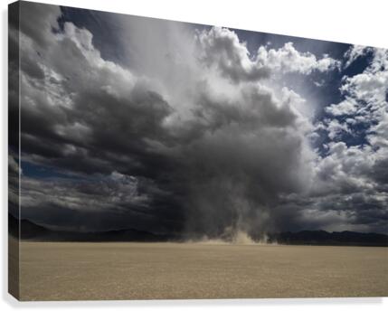Storm on the Playa Canvas Print