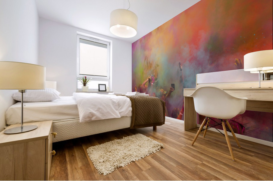 Festival Colors  Mural print