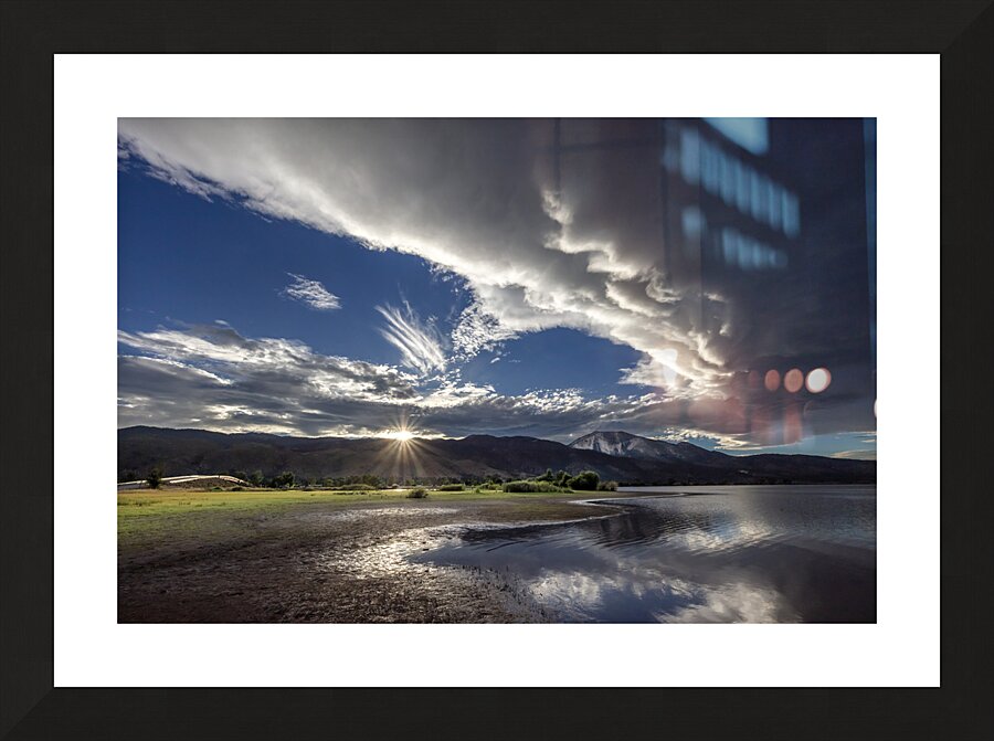 Sunset at Waters Edge Picture Frame print