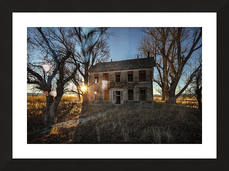 Ghost Ranch House Picture Frame print