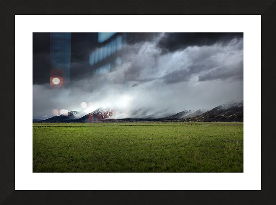 Carson Valley Storm Picture Frame print