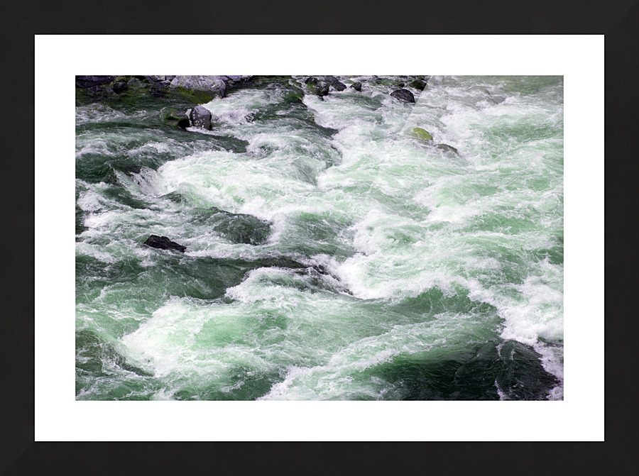River Rapids in Spring Picture Frame print