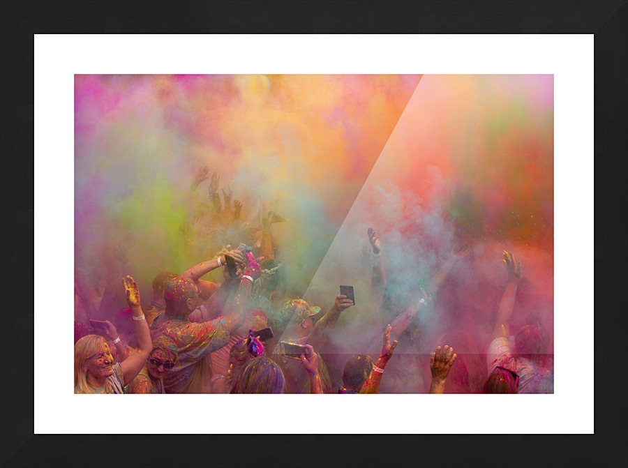 Festival Colors  Picture Frame print