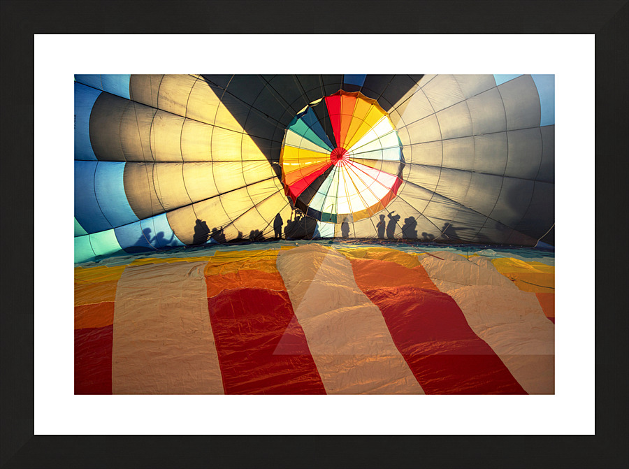 Shadows in a Balloon Picture Frame print