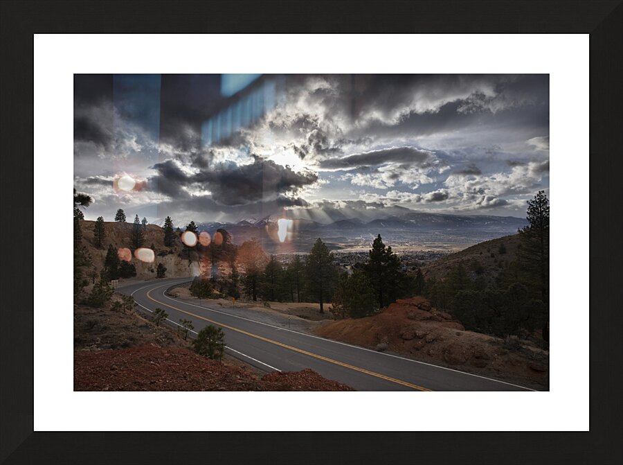 Storm Clouds from Comstock Highway Picture Frame print