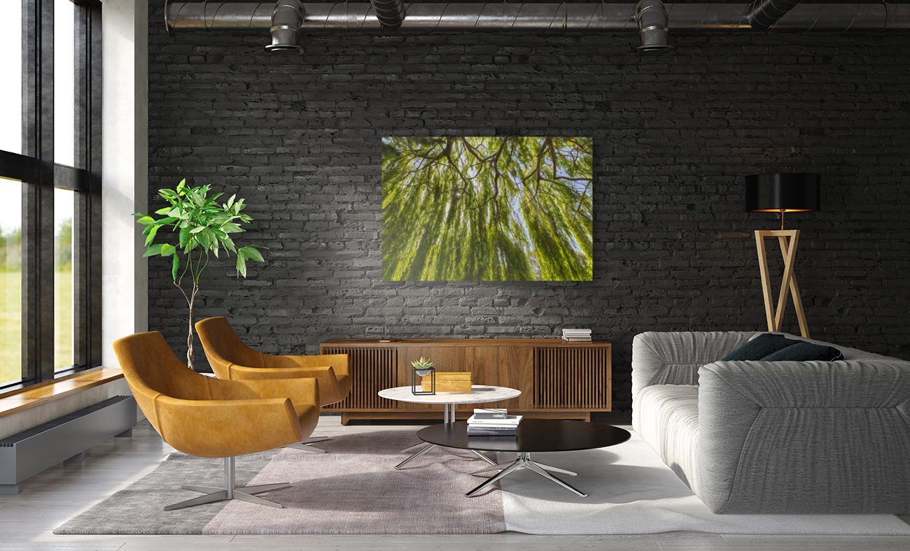 Under A Weeping Willow Tree Reproduction