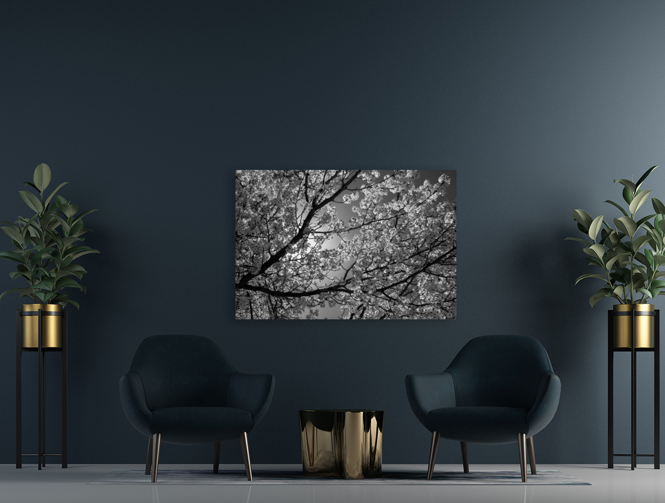 Glowing Blossoms Reproduction