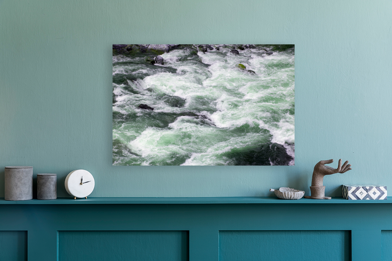 River Rapids in Spring Reproduction