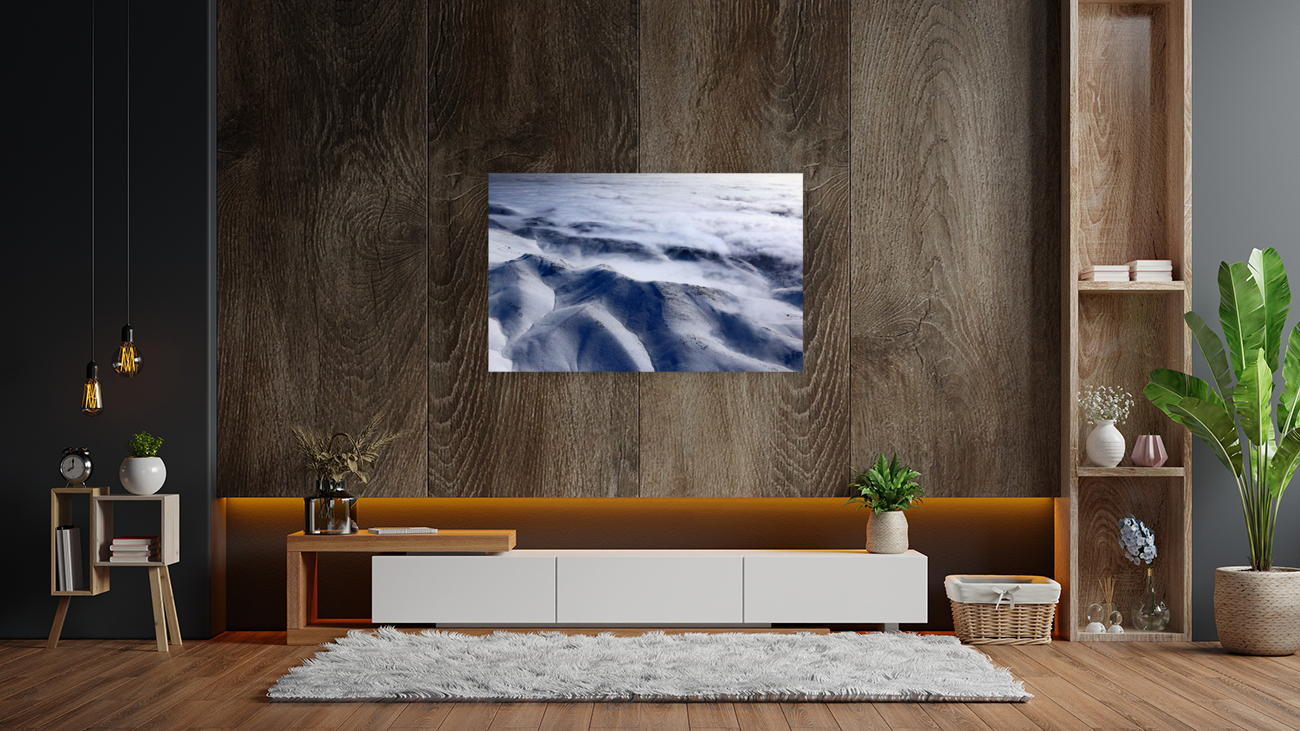 Over the Clouds and Mountains Reproduction