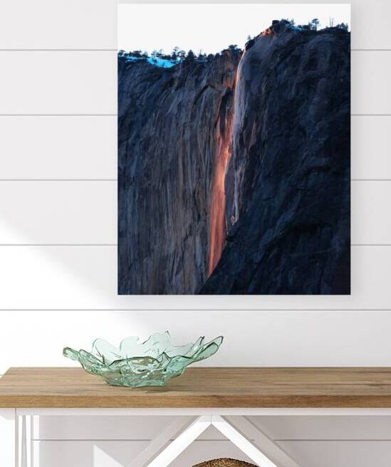 Glowing Yosemite Firefall by Evan Petty Photography