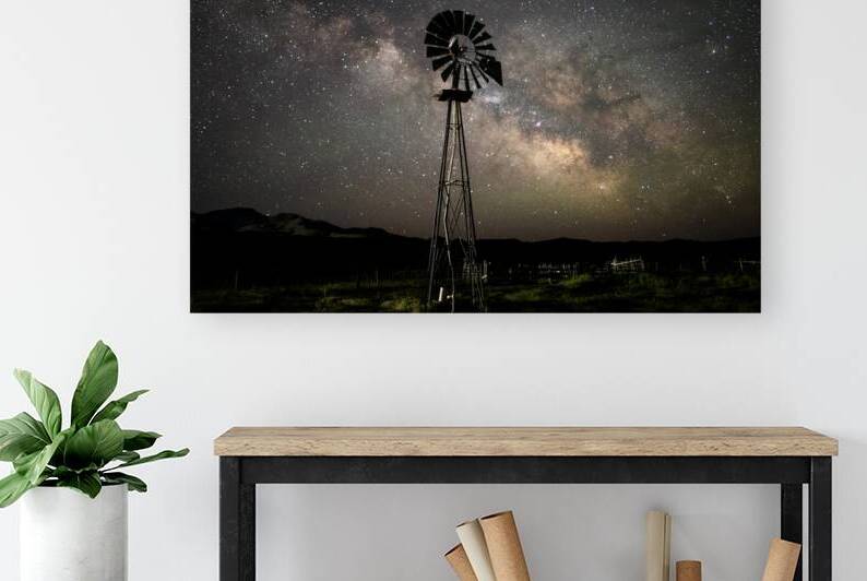 Milky Way and Windmill by Evan Petty Photography