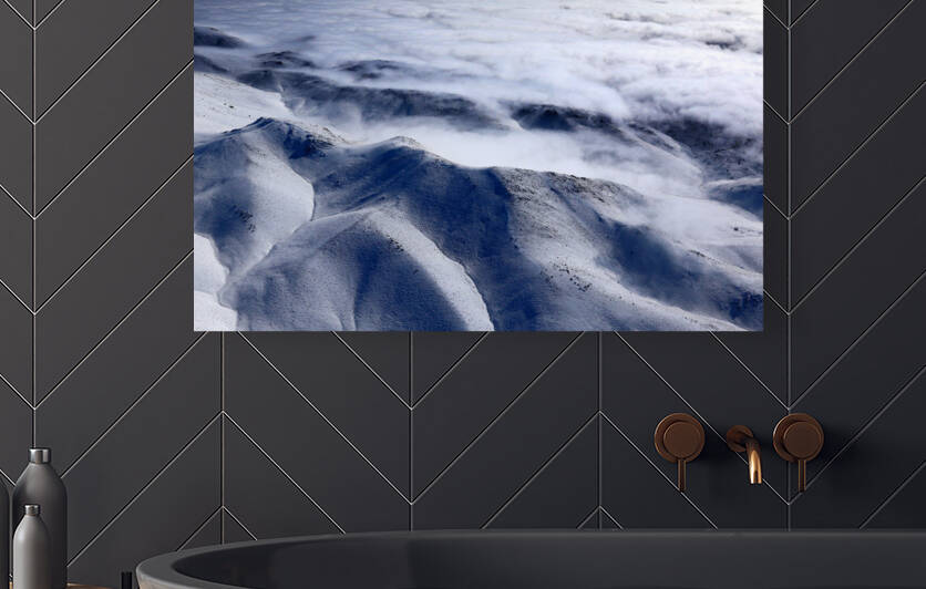 Over the Clouds and Mountains Reproduction