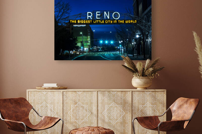 Reno Old Historic Downtown Sign by Evan Petty Photography