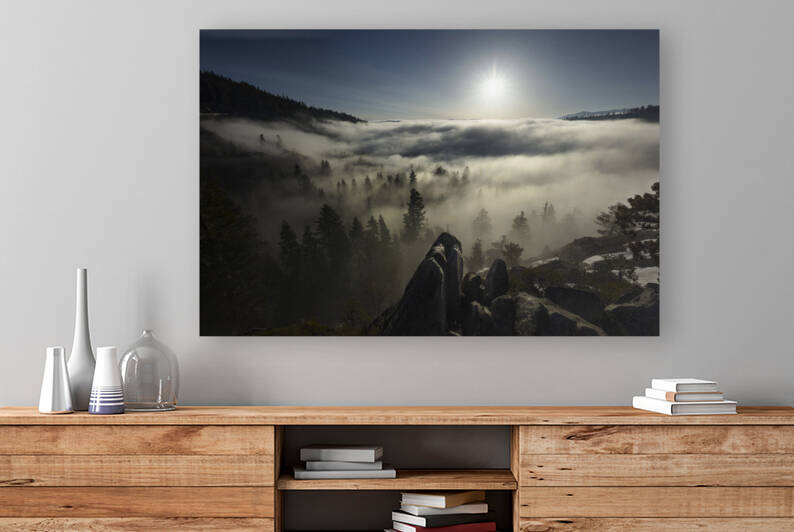 Lake Tahoe Emerald Bay Fog by Evan Petty Photography