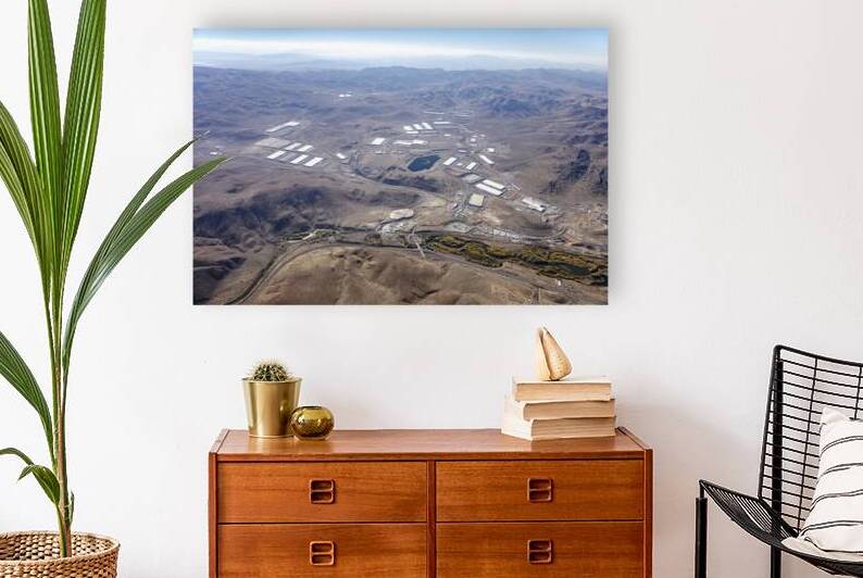 Aerial Tahoe Reno Industrial Center in Fall 2023 by Evan Petty Photography