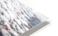 Clouds Obscuring a Town HD Metal print