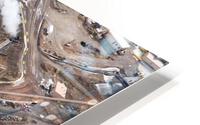 Mining Camp Aerial View HD Metal print