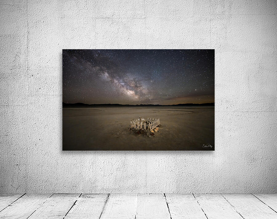 Lonely Grave Under the Milky Way Wall Preview