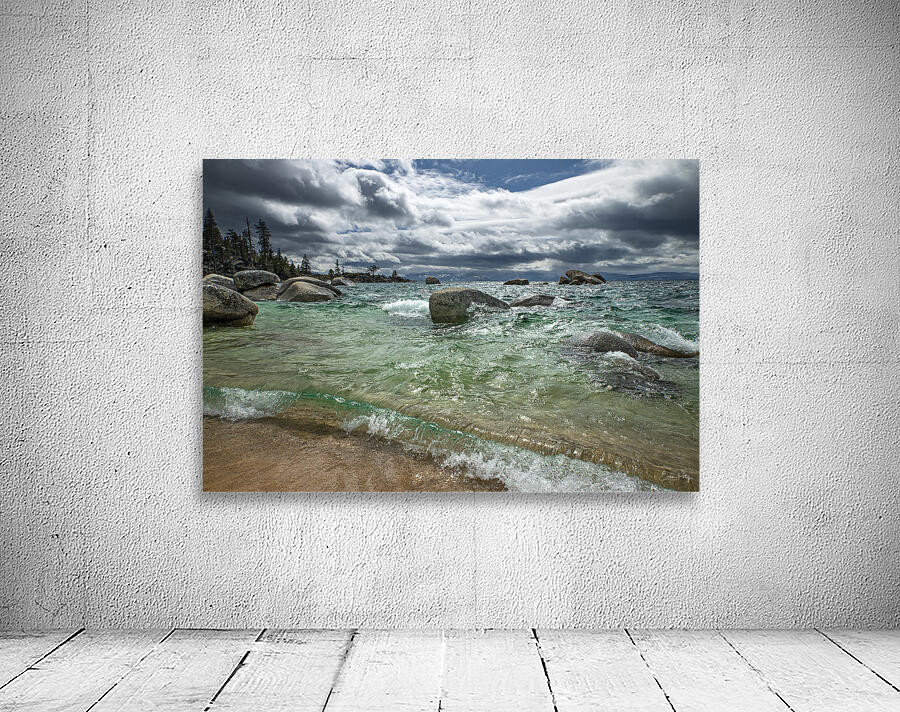 Lake Tahoe Wave Curl Wall Preview