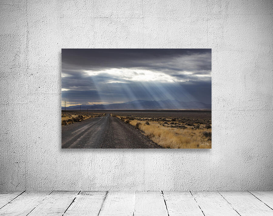 Sunrays Over Rural Nevada Wall Preview