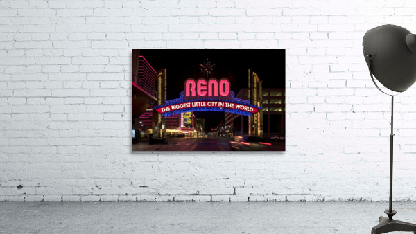 Reno Pink Arch Sign Wall Preview