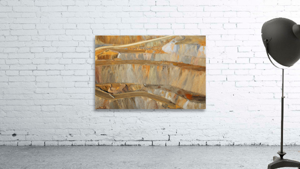 Mine Aerial View Wall Preview