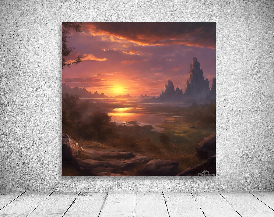 Great sunset view Wall Preview