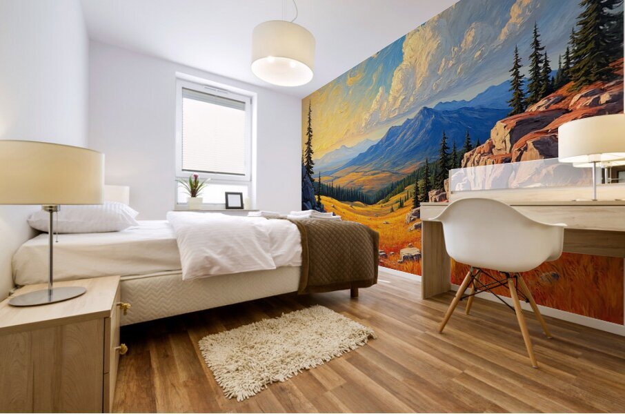 Vangonism Landscape Mural print