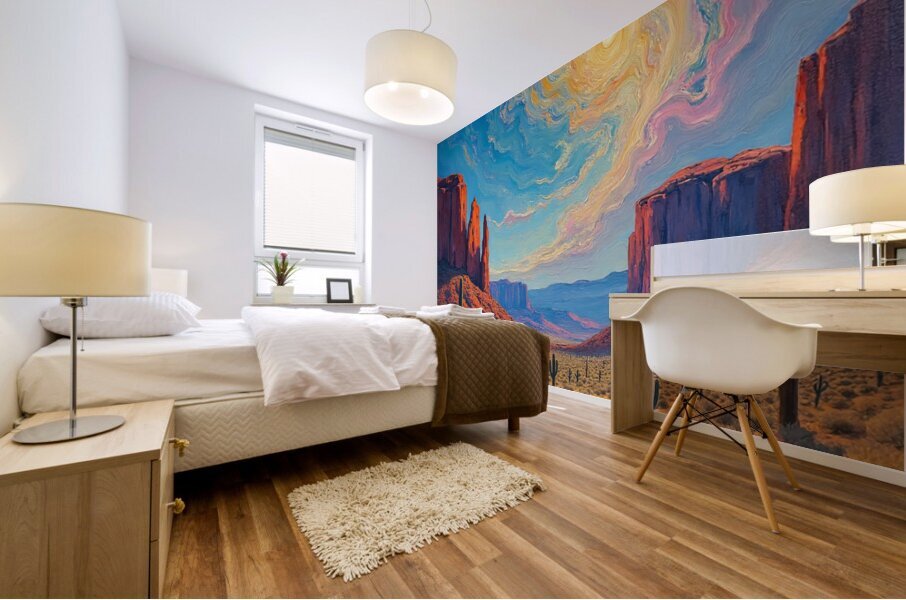 Vangoghnism Sky Mural print