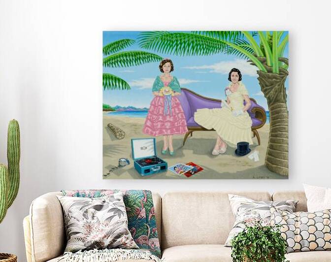 Ladies in Waiting by Arnie Lipsey by Arnie Lipsey