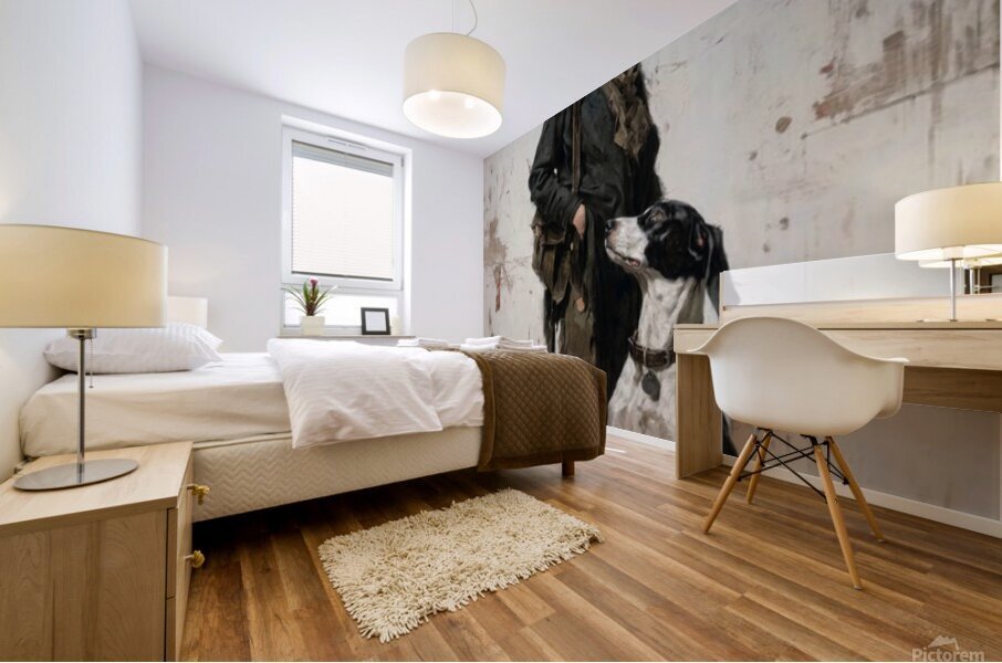 Jenny and Lapo Mural print