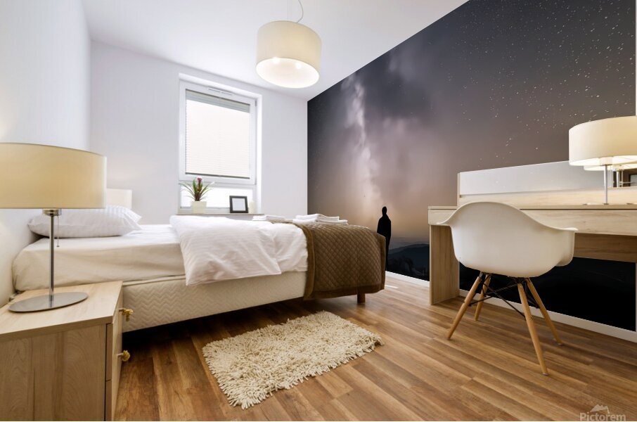 galaxy tail Mural print