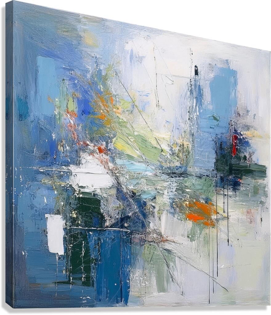 Abstract Blue Green
