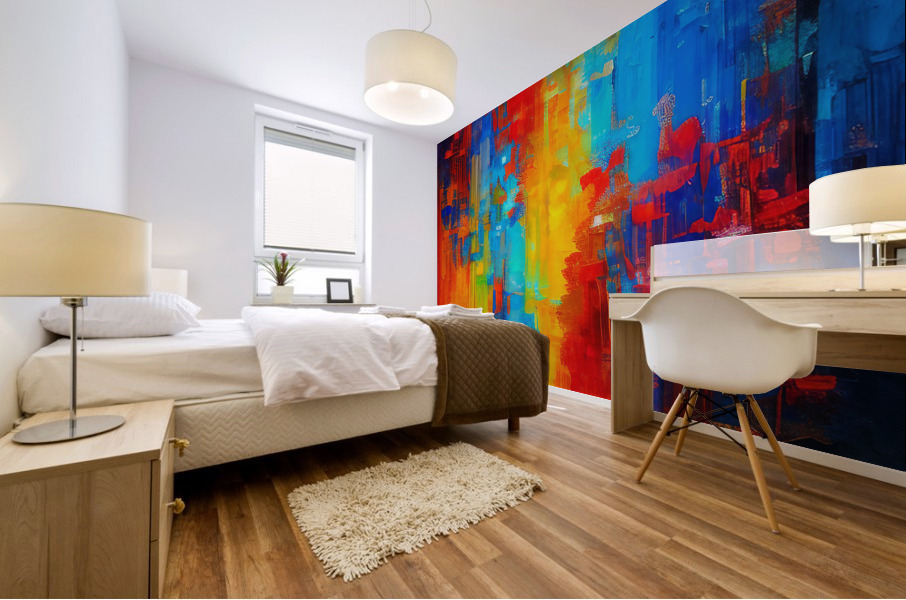 Eccentric Vibration Mural print