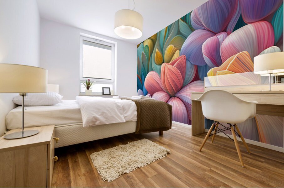 Peacepetal Mural print