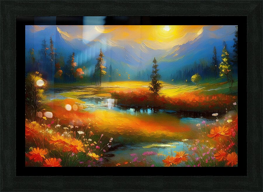 nature 5 Picture Frame print