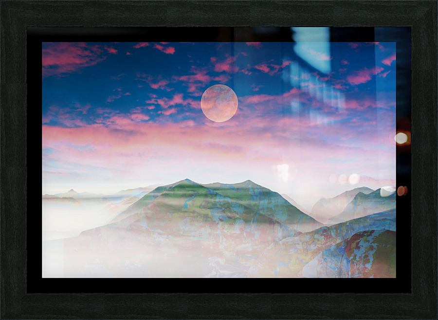 MARBEL MOUNTAIN Picture Frame print