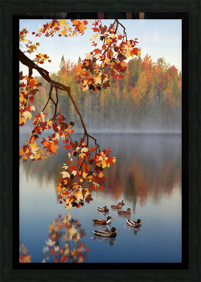 TREE COLOR Picture Frame print