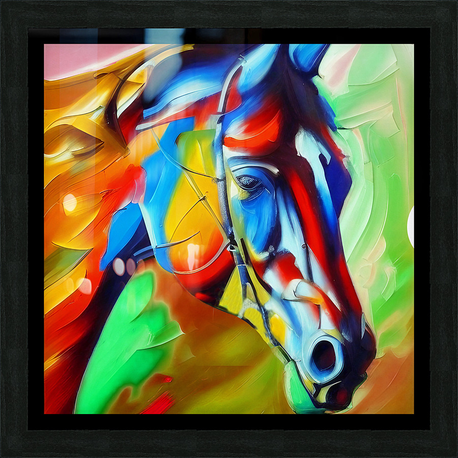 HORS RIDO Picture Frame print