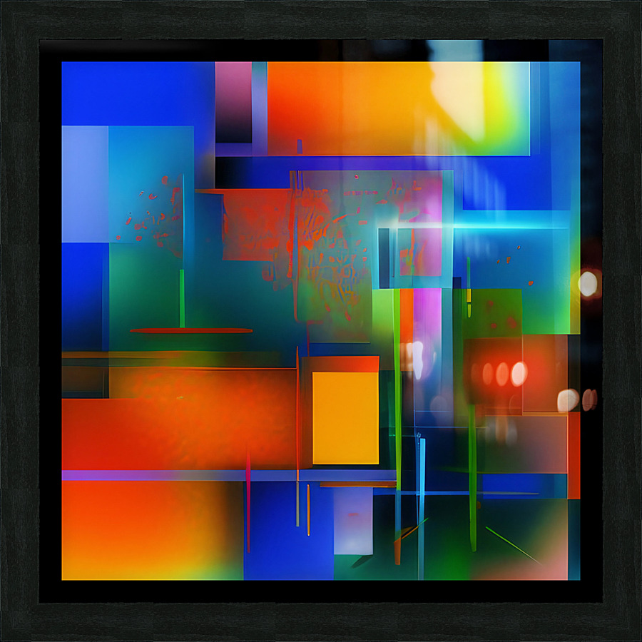 GEO ART Picture Frame print