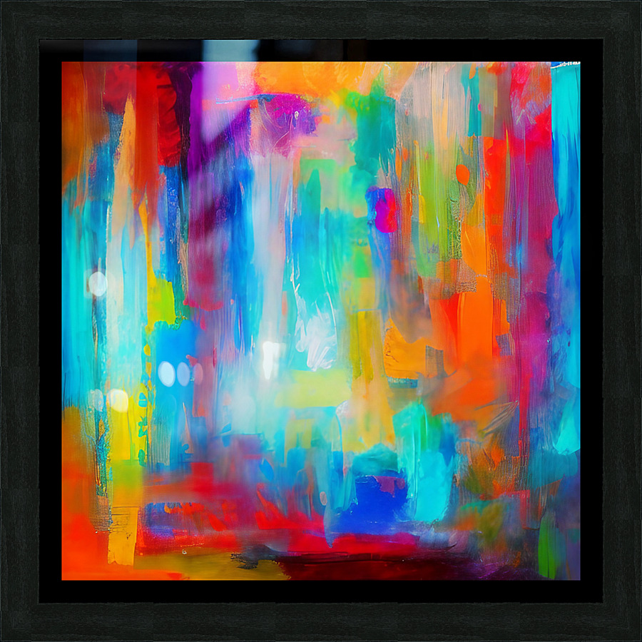 Turbulent Emotion Picture Frame print