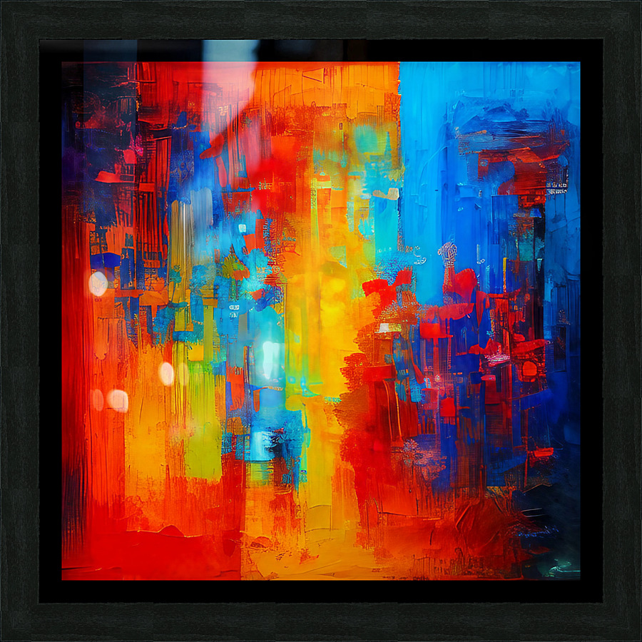 Eccentric Vibration Picture Frame print