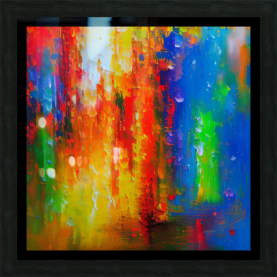 Chromatic Movement Picture Frame print