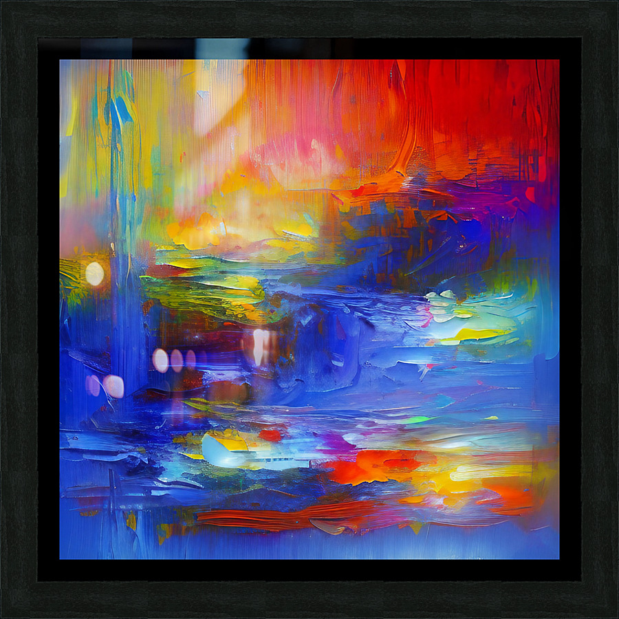 DREAMY COLORS Picture Frame print