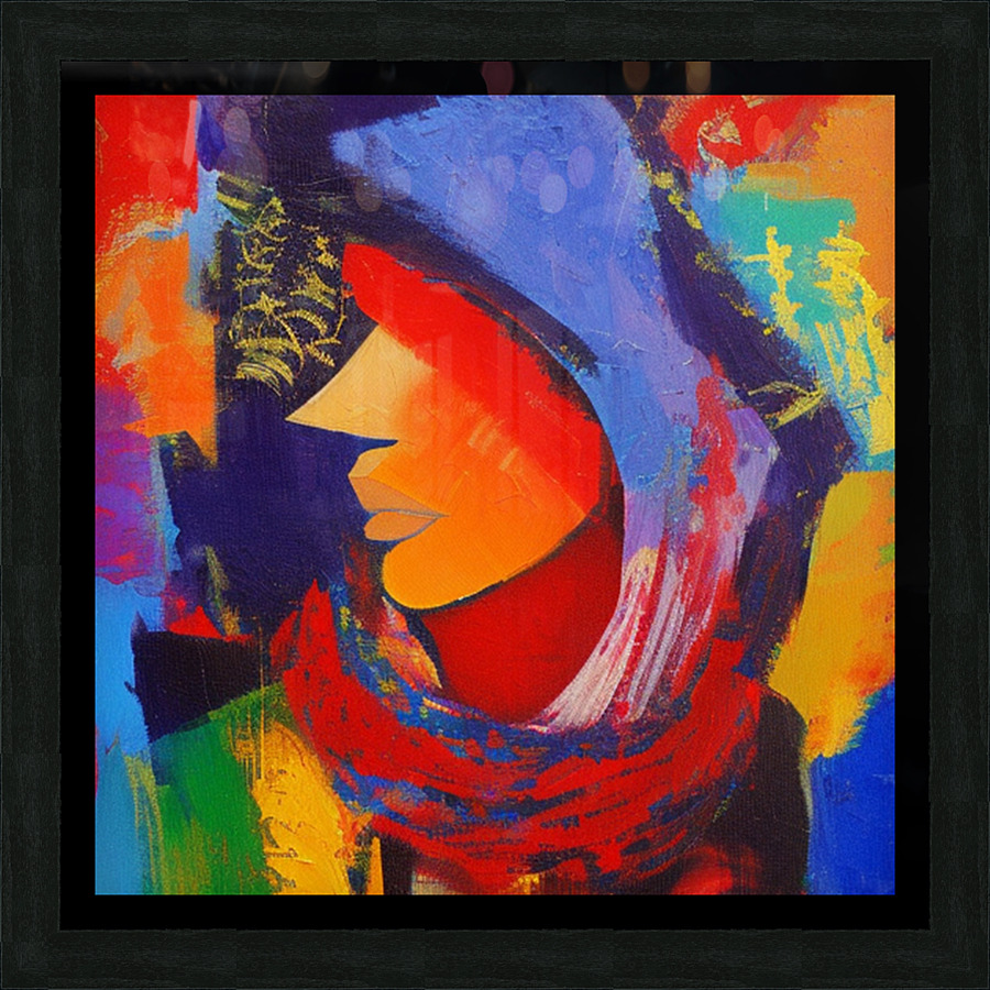 kabul style Picture Frame print