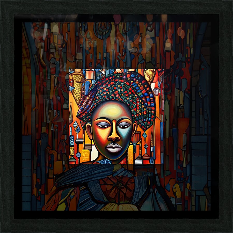 afcan colo Picture Frame print