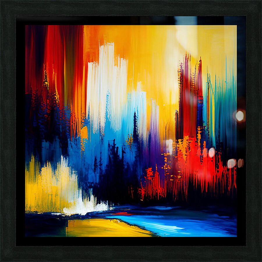 colore full forest Picture Frame print