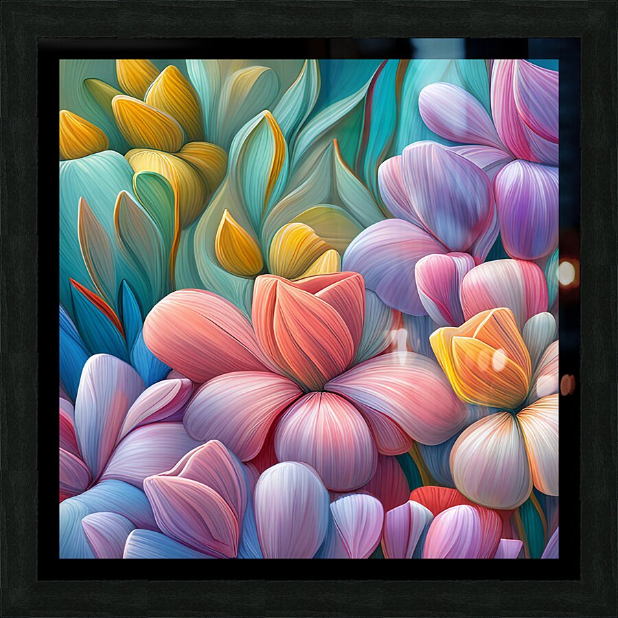 Peacepetal Picture Frame print